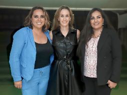 Azucena Cervantes, Nelly Simón y Verónica Barajas. GENTE BIEN JALISCO/Claudio Jimeno