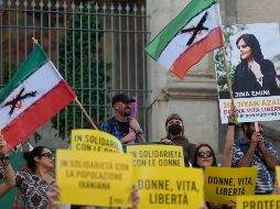 Las protestas estallaron en todo Irán por la muerte de Amini, una joven kurda de 22 años, luego de su arresto por supuestamente infringir las estrictas normas de vestimenta. AP / G. Borgia