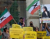 Las protestas estallaron en todo Irán por la muerte de Amini, una joven kurda de 22 años, luego de su arresto por supuestamente infringir las estrictas normas de vestimenta. AP / G. Borgia