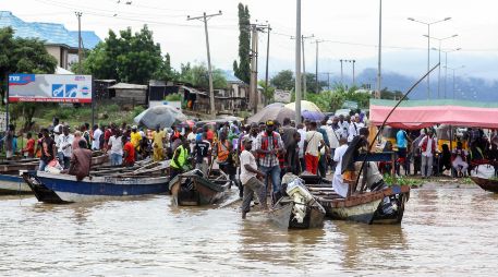 Lokoja, la capital estatal, está ubicada en la confluencia de los dos mayores ríos de Nigeria, Niger y Benue, y los caminos cercanos a las riberas son más propensos a inundaciones. AP/ F. Campbell