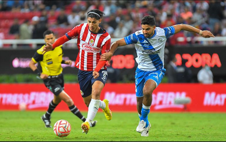 Chivas y Puebla se midieron en la Jornada 14 (J14) del presente torneo, en un partido que terminó con victoria de 1-0 para el Rebaño. IMAGO7