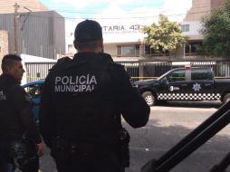 Por la amenaza, se acordonó un par de cuadras a la redonda de la notaría. ESPECIAL