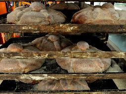 Este pan de forma cóncava y masa en forma de hueso, espolvoreado con azúcar, se compone de harina de trigo, azúcar y huevo. EL INFORMADOR/ARCHIVO