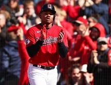 El dominicano Óscar González guió a los Guardianes a ganar el partido ante la novena de Tampa. AFP/P. Smith