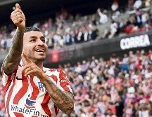 Después de las derrotas en liga y Champions, el Atlético pudo ganar al Girona. AFP/P. Marcou