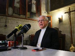 El cardenal Francisco Robles Ortega lamentó la balacera ocurrida en Puerta de Hierro. EL INFORMADOR/ CARLOS ZEPEDA