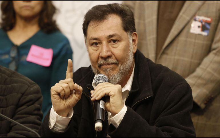 Gerardo Fernández Noroña, diputado federal del Partido del Trabajo, denunció un robo a su casa. EL INFORMADOR/ ARCHIVO