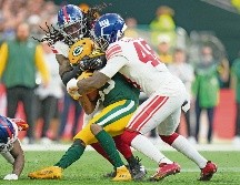Los Giants resistieron sobre el final y le echaron tierra a los pronósticos, que los ponían como víctimas ante los Packers en Londres. AP