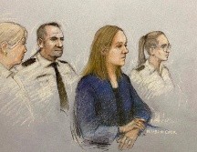 La enfermera Lucy Letby es acusada de por lo menos siete asesinatos de bebés en el hospital Countess of Chester entre 2015 y 2016. AP/ A. Cook