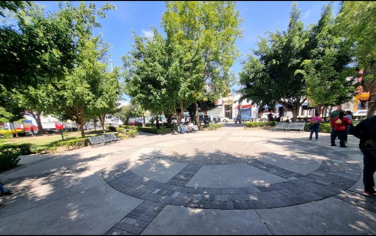 El jardín de Mexicaltzingo se queda como está. EL INFORMADOR/ R. Rivas