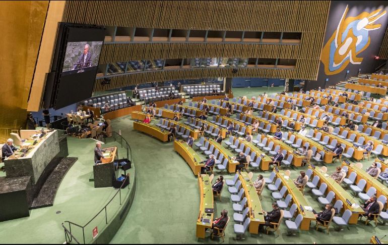La Asamblea General de la ONU aprobó este lunes que el voto de una resolución sobre las anexiones rusas en Ucrania sea público y no secreto XINHUA/ ARCHIVO
