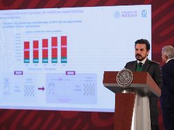 Zoé Robledo dijo que se emitirá una convocatoria para médicos generales y personal de enfermería mexicanos para el Sistema de IMSS Bienestar. SUN / F. Rojas