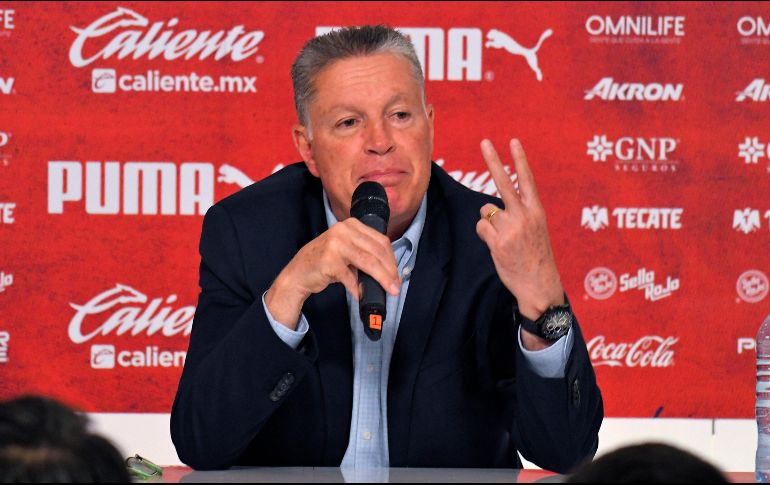 Ricardo Peláez externó que comparte totalmente la decisión de su salida y le parece lo mejor para el equipo tapatío. IMAGO7
