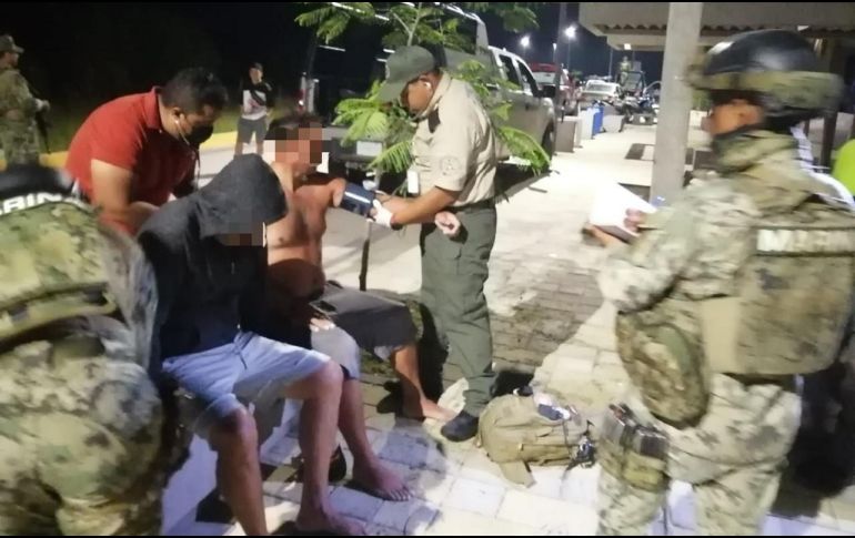 Los rescatados están en buen estado de salud. ESPECIAL