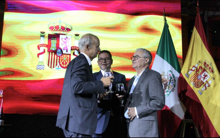 Durante la celebración de la Fiesta de la Hispanidad, destacaron la parte positiva de la colonización española como el idioma y la religión. EL INFORMADOR/A. Camacho
