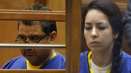 Naasón Joaquín fue sentenciado a 16 años y 8 meses de prisión y Alondra Ocampo fue condenada a 4 años en la cárcel. AP/ ARCHIVO