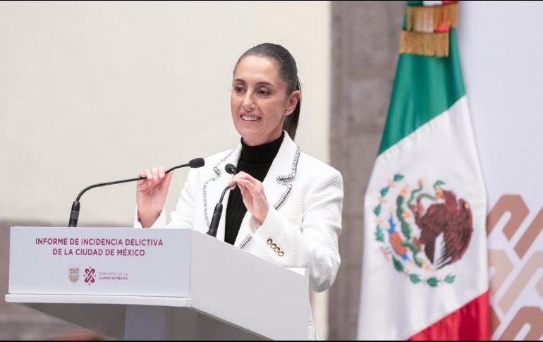 Claudia Sheinbaum agradeció la coordinación con el Gobierno de México y todas las instituciones de seguridad. ESPECIAL