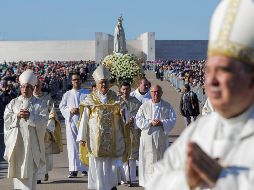 Los relatos de las apariciones de Nuestra Señora del Rosario a tres pastorcitos convirtieron a Fátima en un lugar destacado de peregrinación. EFE/P. Cunha