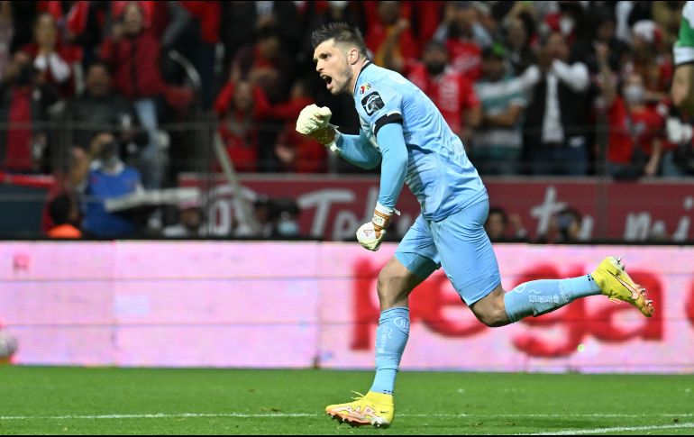 Tiago Volpi metió el cuarto gol del Toluca. IMAGO7