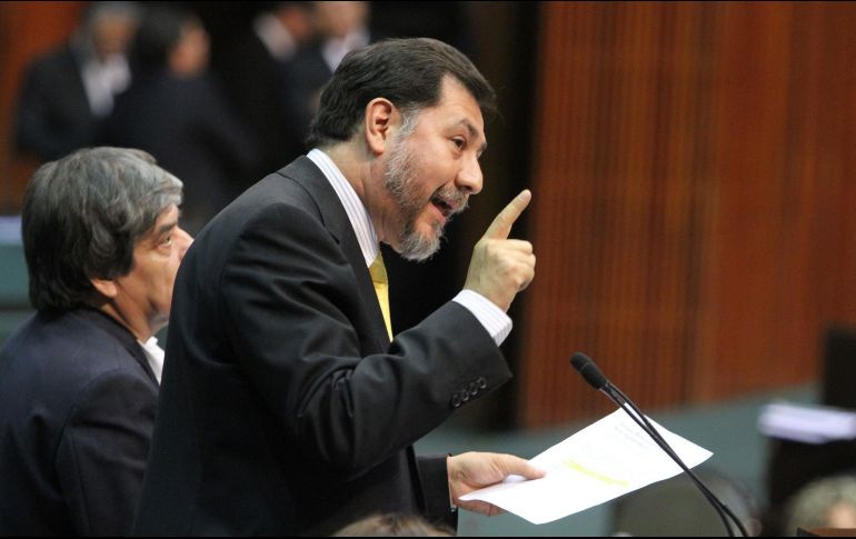 Gerardo Fernández Noroña se pronunció sobre la lista a través de Twitter. NTX/ARCHIVO