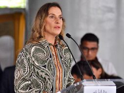La también escritora, Beatríz Gutiérrez, negó los rumores que la colocan como ‘el as bajo la manga’ del movimiento de la Cuarta Transformación para futuras contiendas. NOTIMEX/ ARCHIVO