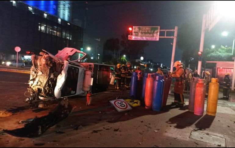 El servicio fue atendido con apoyo de Bomberos de Guadalajara. ESPECIAL