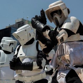 Fotogalería: "Star Wars" llega a la Ciudad de México e inunda sus calles