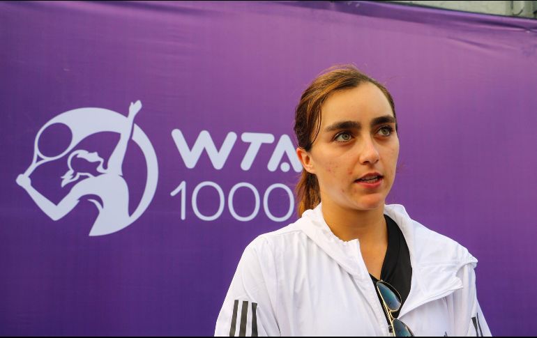 La tenista mexicana, Fernanda Contreras (foto) debutará en el GDL Open AKRON ante la australiana Ajla Tomljanovic. EL INFORMADOR / A. Navarro