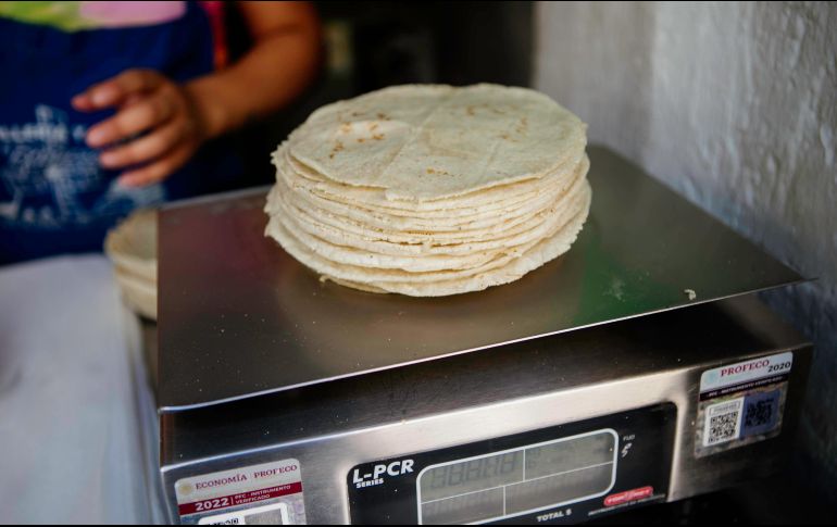 El precio de la tortilla ha ido en aumento debido a que las materias primas también subieron. EL INFORMADOR/ ARCHIVO