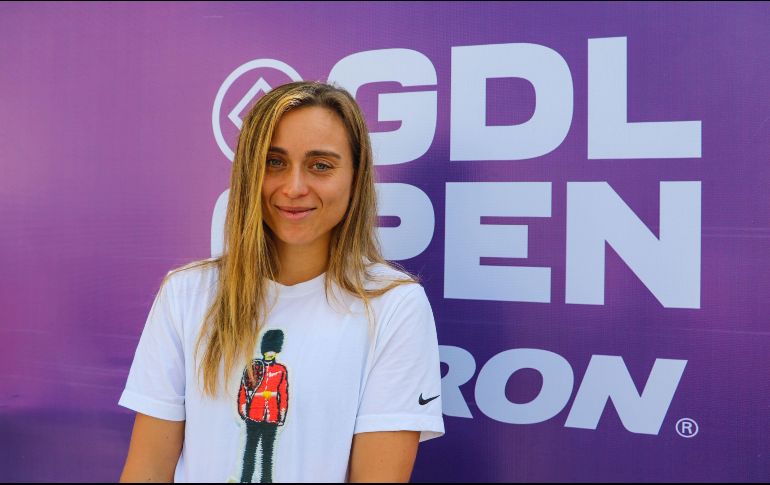 Paula Badosa se dijo muy emocionada de poder jugar una vez más en Guadalajara. EL INFORMADOR/A. NAVARRO
