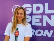 Paula Badosa se dijo muy emocionada de poder jugar una vez más en Guadalajara. EL INFORMADOR/A. NAVARRO