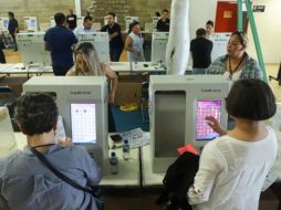 Cerca de mil 300 panistas votaron por sus 13 miembros que formarán el Consejo Nacional. EL INFORMADOR/C. ZEPEDA