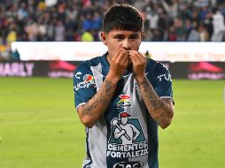Ayer, Eduardo López fue el autor del gol con el que Pachuca eliminó a Tigres con un empate 2-2 en el marcador global. IMAGO7