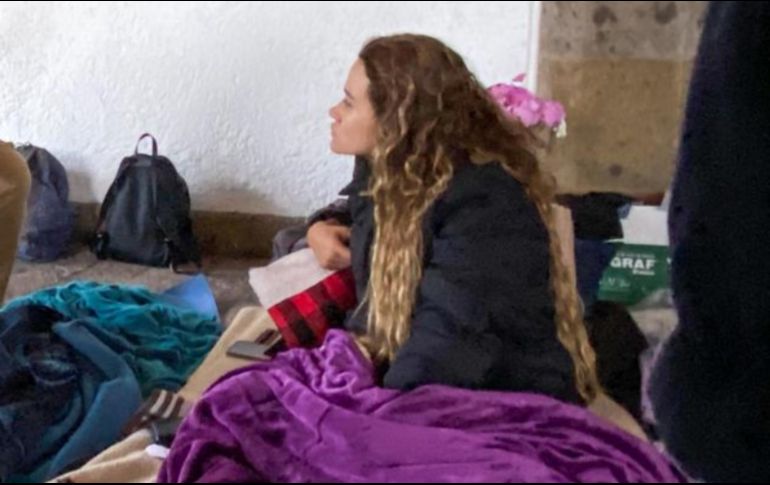 La abogada Blanca Paredes sostuvo tres días una huelga de hambre afuera de Casa Jalisco y hasta hoy fue recibida por el gobernador. ESPECIAL