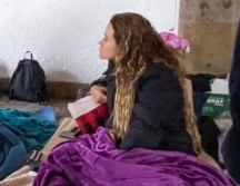 La abogada Blanca Paredes sostuvo tres días una huelga de hambre afuera de Casa Jalisco y hasta hoy fue recibida por el gobernador. ESPECIAL