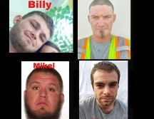 Se trataba de los desaparecidos: Mark y Billy Chastain, de 32 y 30 años, Mike Sparks, de 32 y Alex Stevens, de 29. AFP