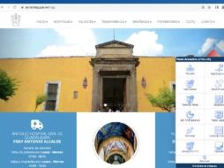 El botón del sistema INTEGRA2 se localiza en la parte inferior de la página web del Hospital Civil. ESPECIAL