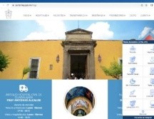 El botón del sistema INTEGRA2 se localiza en la parte inferior de la página web del Hospital Civil. ESPECIAL