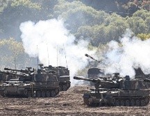 El lunes, Corea del Sur inició maniobras militares para afinar sus capacidades de operaciones en respuesta a varias provocaciones norcoreanas. EFE /