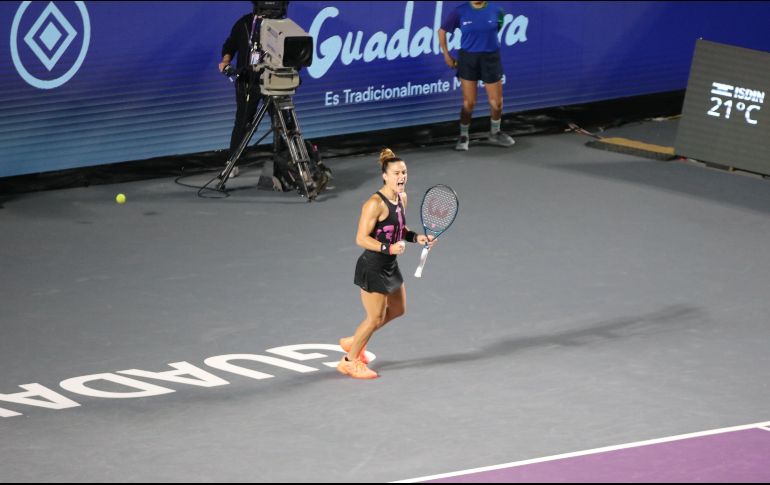 Maria Sakkari demostró su gran nivel. EL INFORMADOR/A. NAVARRO