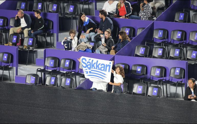 Maria Sakkari se quedó con la victoria y con el cariño del público tapatío que la ve como una de las favoritas para alzarse con el título del GDL Open AKRON. EL INFORMADOR/A. NAVARRO