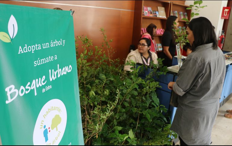 En el evento participa Bosque Urbano de Extra A.C., que lleva a cabo acciones para impulsar la mejora del medio ambiente en la ciudad. EL INFORMADOR/A. Navarro