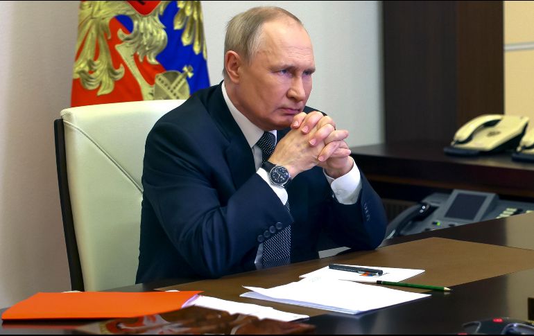 Putin anunció la medida en una reunión de su Consejo de Seguridad, transmitida por televisión. AP / S. Ilyin