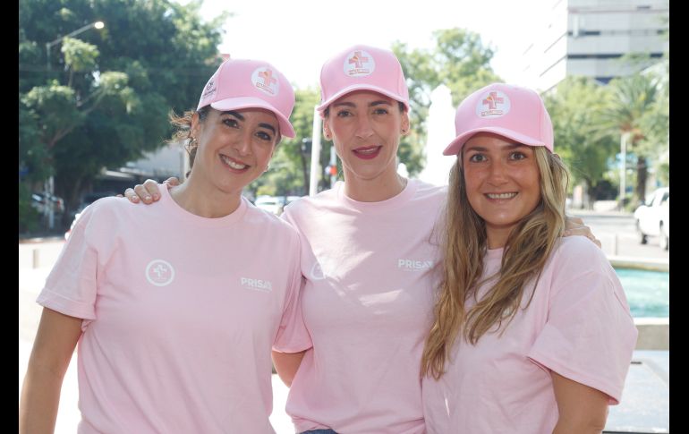 Ale Morales, Aldara Alonso y Rocío Calderón. GENTE BIEN JALISCO/ Claudio Jimeno
