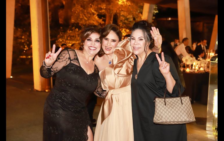 Eva González, Angélica Michel y María Álvarez. GENTE BIEN JALISCO/ Antonio Martínez