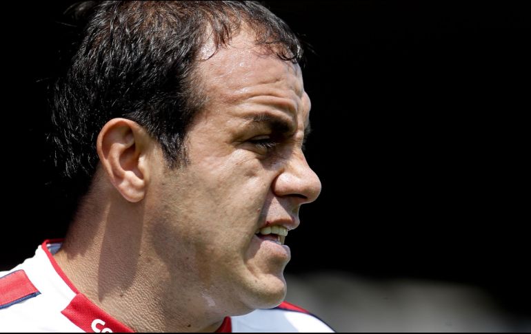 Cuauhtémoc Blanco se deshizo en elogios por las Águilas del América. SUN/ARCHIVO