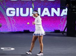 Giuliana Olmos es la única mexicana que se mantiene en competencia en el torneo. IMAGO7/F. mez