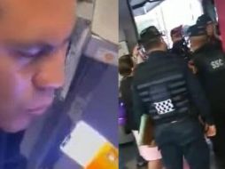 En un video viralizado en redes se puede escuchar cómo el sujeto suplica a las autoridades por su liberación para no correr riesgo de ser despedido. ESPECIAL