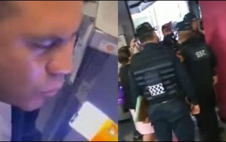 En un video viralizado en redes se puede escuchar cómo el sujeto suplica a las autoridades por su liberación para no correr riesgo de ser despedido. ESPECIAL