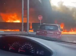 La explosión ocurrió en el fraccionamiento México en Aguascalientes. ESPECIAL